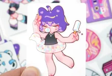 how-do-vograce's-glitter-stickers-stand-out?