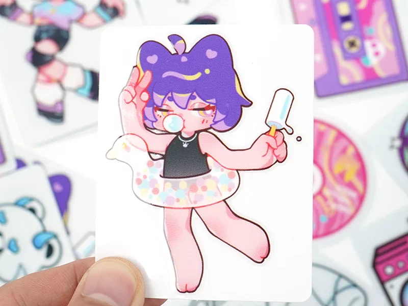 how-do-vograce's-glitter-stickers-stand-out?